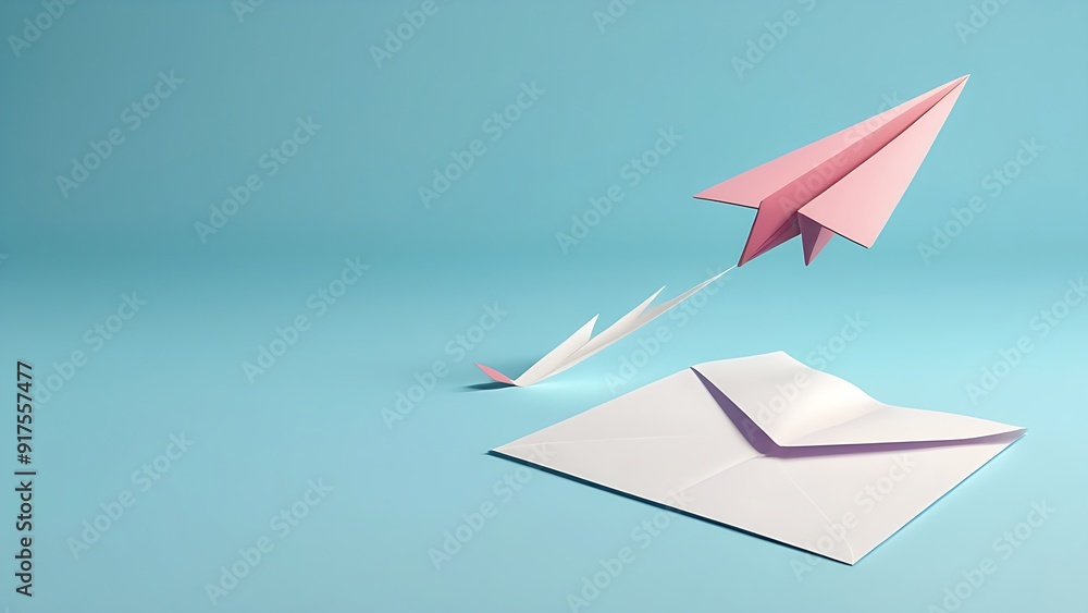 Paper airplanes soar against cloudy blue skies, ideal for travel, aviation, educational concepts, or childhood nostalgia in design projects.
Paper airplanes soar against cloudy blue skies, ideal for travel, aviation, educational concepts, or childhood nostalgia in design projects.
