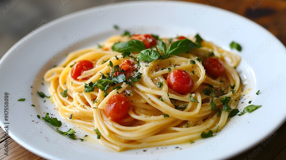82. A beautifully arranged plate of gourmet pasta with an artistic presentation 82. A beautifully arranged plate of gourmet pasta with an artistic presentation