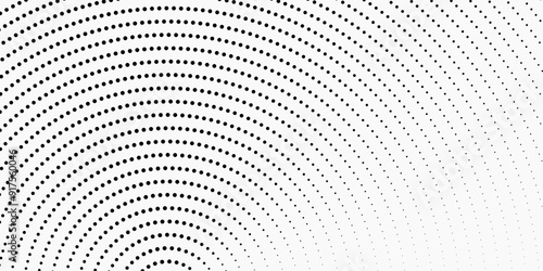 Wallpaper Mural Seamless background of dot pattern. Polka dot pattern Monochrome dot texture, black and white, vector. Torontodigital.ca