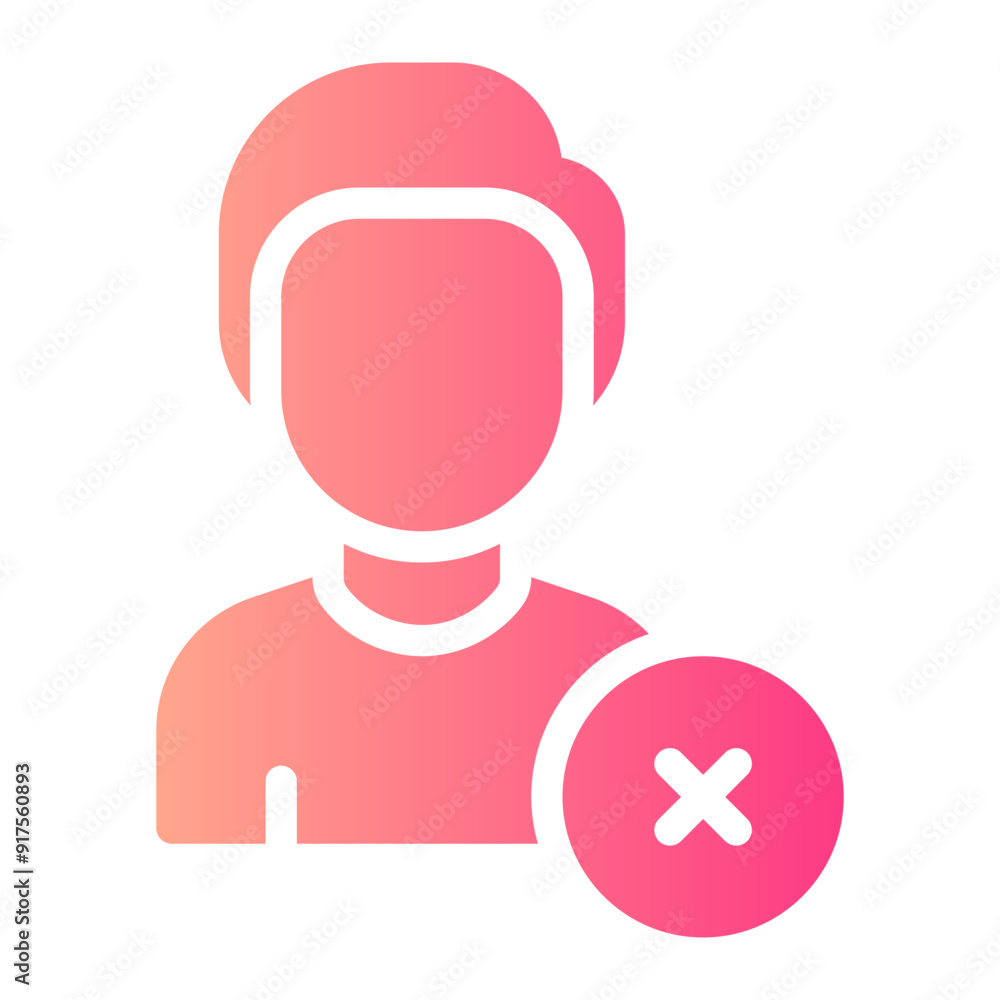 layoff gradient icon layoff gradient icon