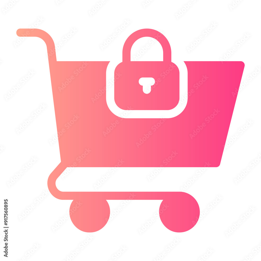 lockout gradient icon lockout gradient icon