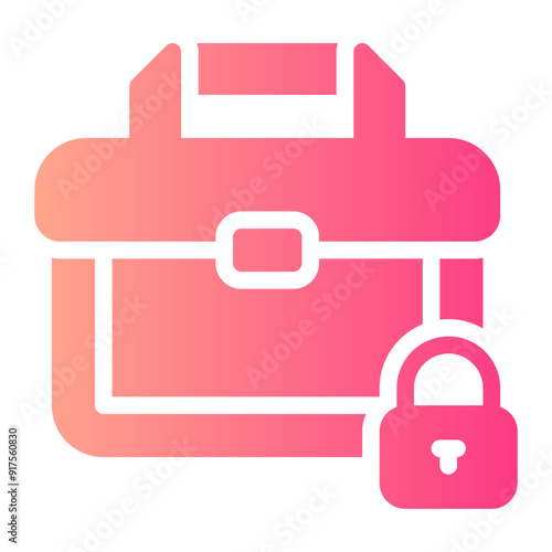 briefcase gradient icon