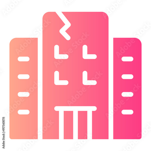disruption gradient icon
