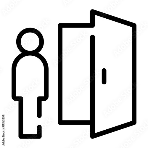 redundancy line icon