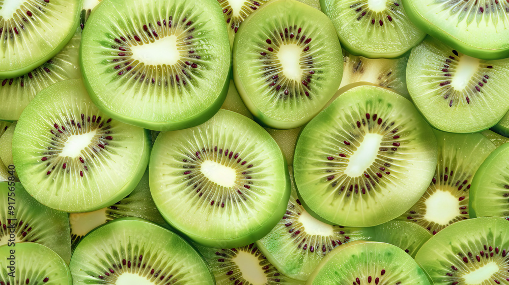 close-up of pile a sliced kiwi background close-up of pile a sliced kiwi background