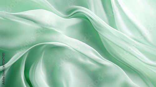 Wallpaper Mural Soft mint green background with a fresh, soothing color and smooth appearance Torontodigital.ca