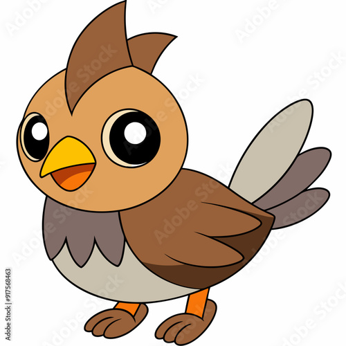 lark isolated on white background, lark vector illustration, bird on a branch vector art, lark silhouette, bird vector icon, Ducks on a branch line art, eps
