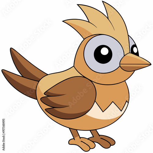 lark isolated on white background, lark vector illustration, bird on a branch vector art, lark silhouette, bird vector icon, Ducks on a branch line art, eps
