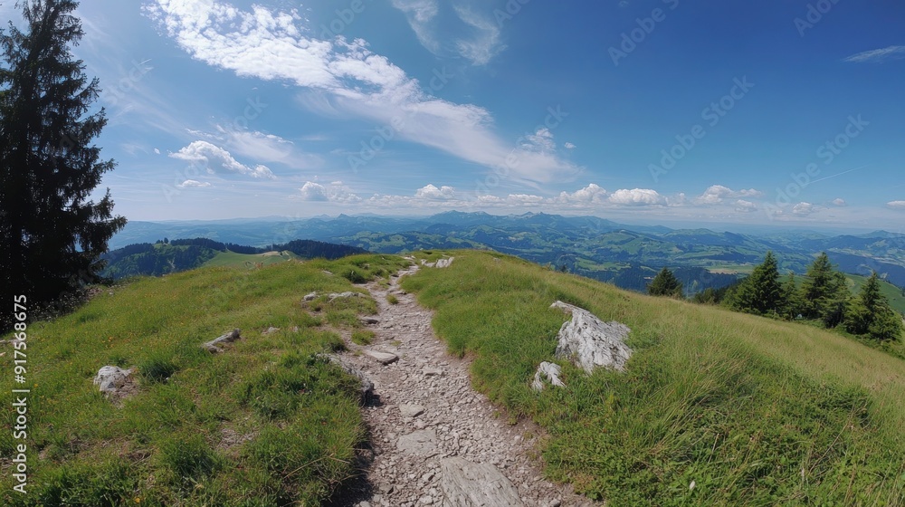 Mountain Path with Breathtaking Views Mountain Path with Breathtaking Views