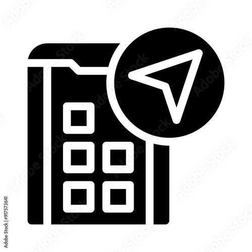 telegraph glyph icon