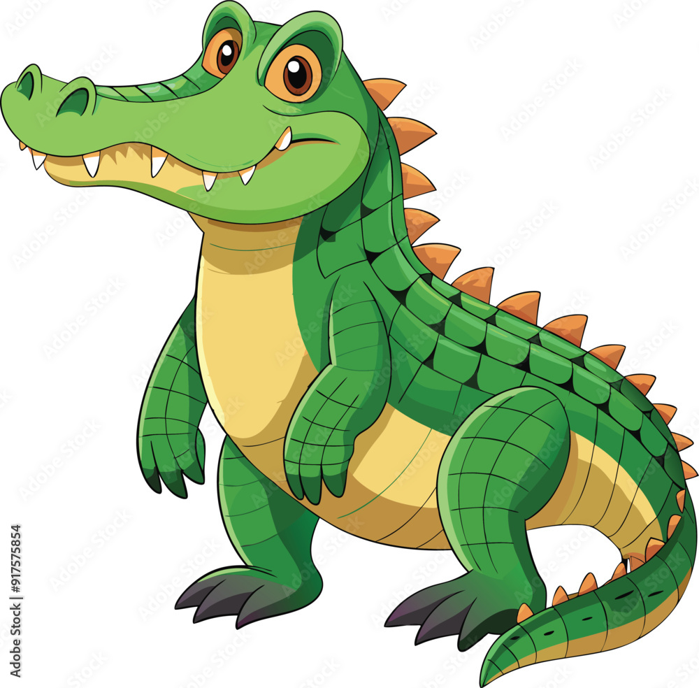Obraz premium crocodile, Print, vector