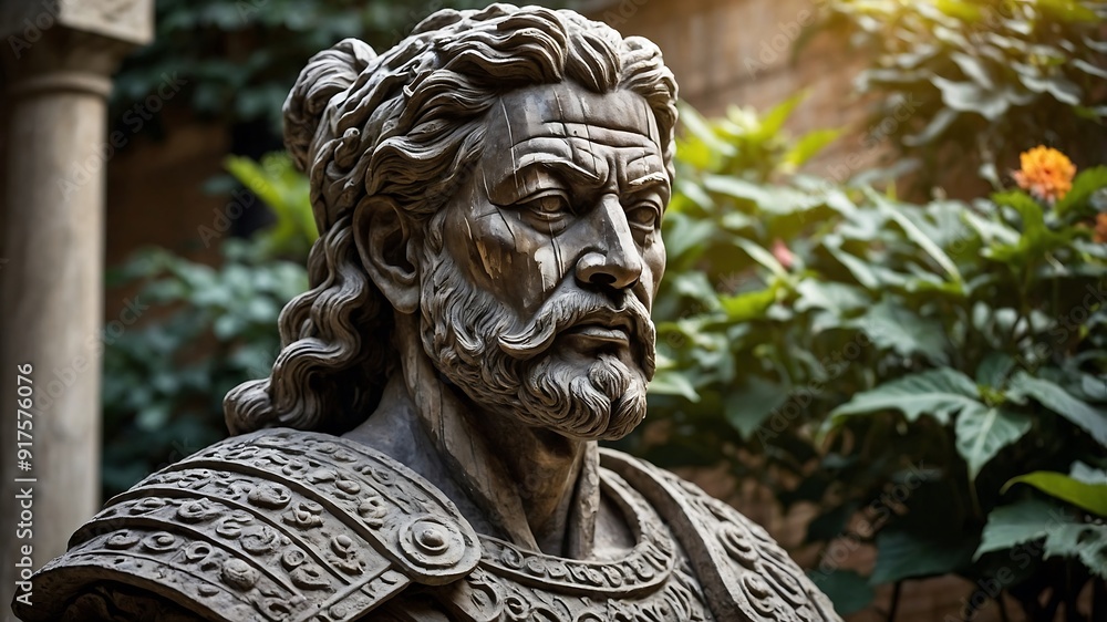 Ancient warrior statue in Florence Ancient warrior statue in Florence