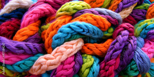 Knitting a Colorful Scarf Activity