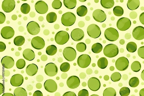 green background with circles made by midjourny