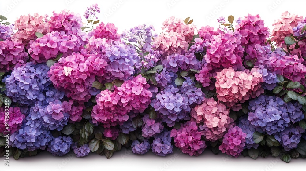 Floral Bush with Transparent Background, Perfect for Nature-Themed Graphics and Designs, Generative AI Floral Bush with Transparent Background, Perfect for Nature-Themed Graphics and Designs, Generative AI
