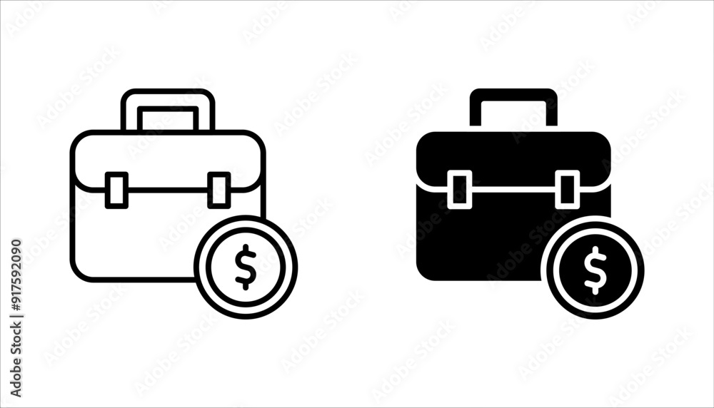Budget icon set. Finance sign. set of investment icons, budget, money management, vector llustration on white background Budget icon set. Finance sign. set of investment icons, budget, money management, vector llustration on white background