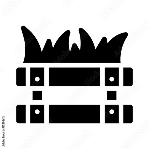 hay glyph icon