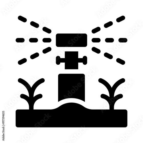 irrigation glyph icon