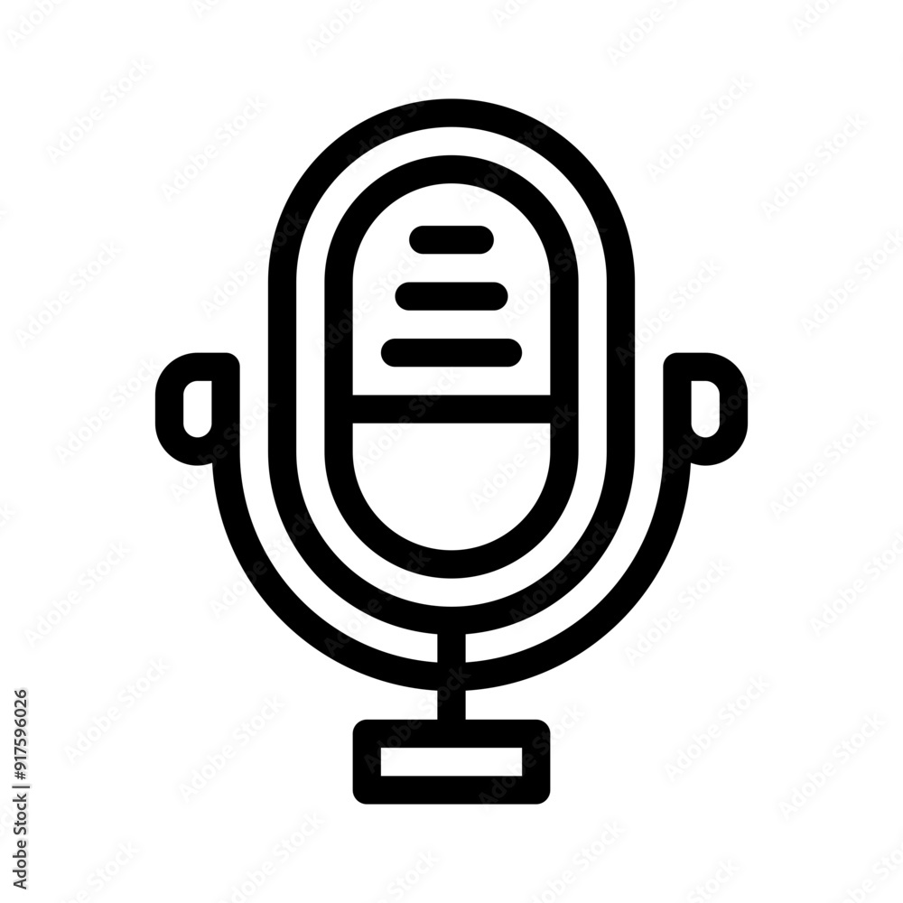 microphone line icon microphone line icon