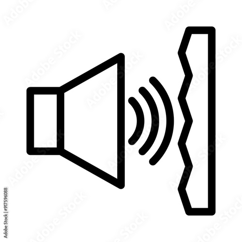 soundproofing line icon