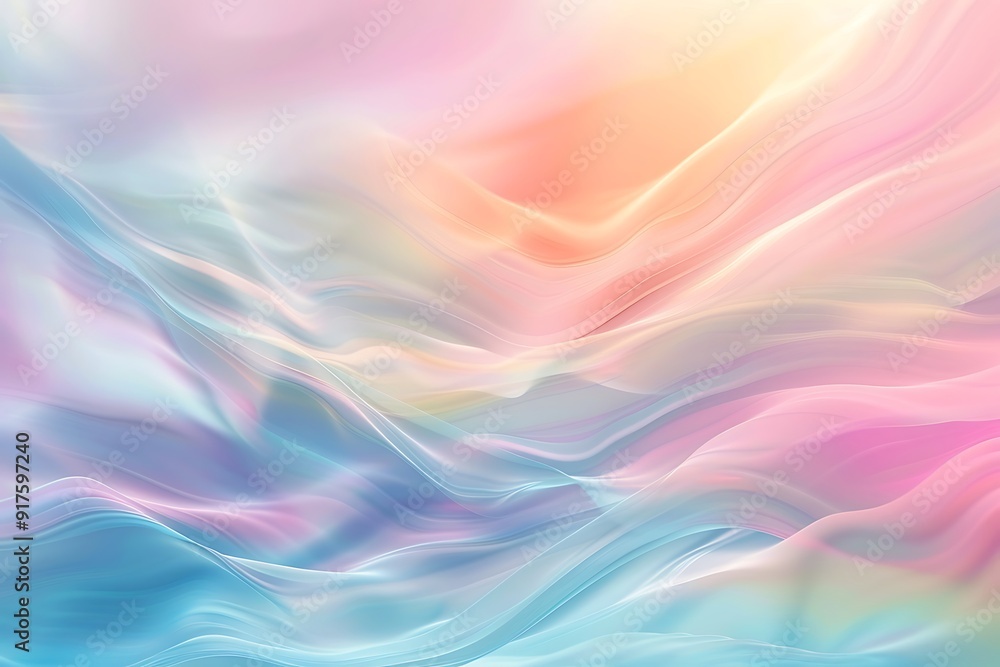 Abstract Pastel Waves Abstract Pastel Waves