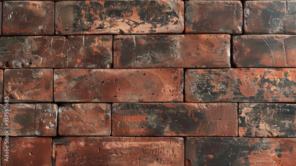 Old red burnt ceramic bricks create a high-quality backdrop for design. Old red burnt ceramic bricks create a high-quality backdrop for design.