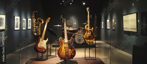 Musical Instruments in an Art Gallery