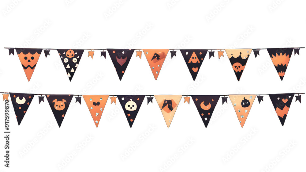 happy halloween trick or treat bunting flags black and orange colors transparent background png
happy halloween trick or treat bunting flags black and orange colors transparent background png