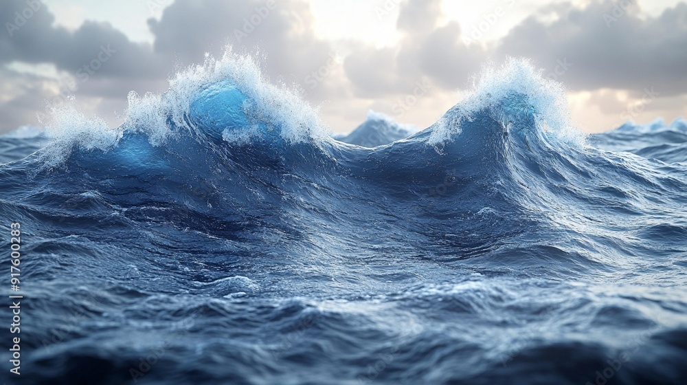 Transparent Background Ocean Waves Cutout, Perfect for Beach and Water Visuals, Generative AI Transparent Background Ocean Waves Cutout, Perfect for Beach and Water Visuals, Generative AI