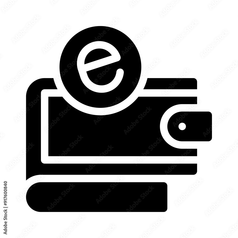 e wallet glyph icon e wallet glyph icon