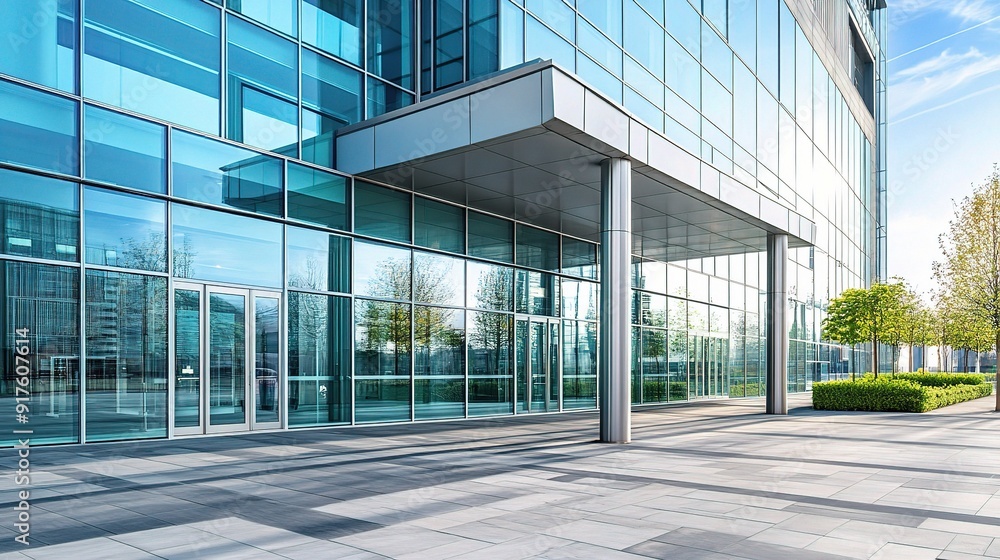 Modern Corporate Entrance Modern Corporate Entrance