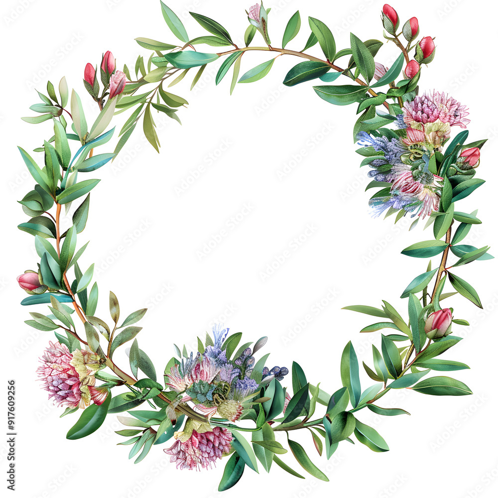 Botanical floral frame illustration Botanical floral frame illustration
