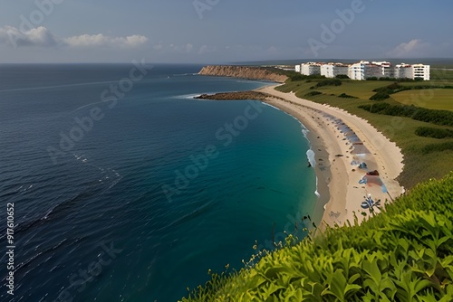 beauty of nature in Penghu Taiwan Generative AI photo