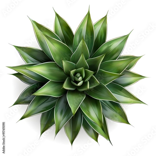 Agave Plant Top View