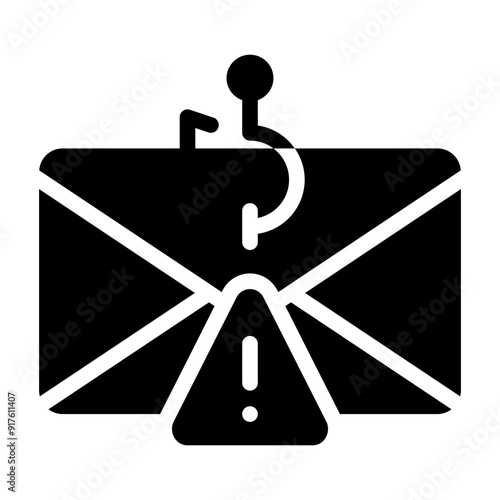 phishing glyph icon