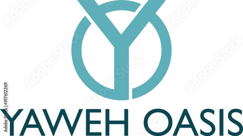 The Yaweh Oasis logo blends tranquility with modern design, featuring a serene, stylized oasis icon. Elegant typography and calming colors highlight a focus on peace, relaxation, and premium service.