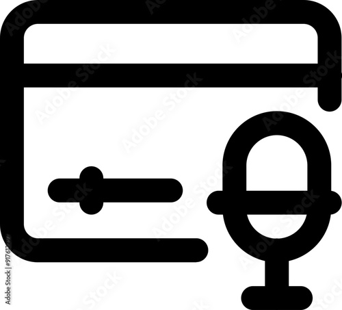 UI asmr Vector Icon Illustration. Line Style