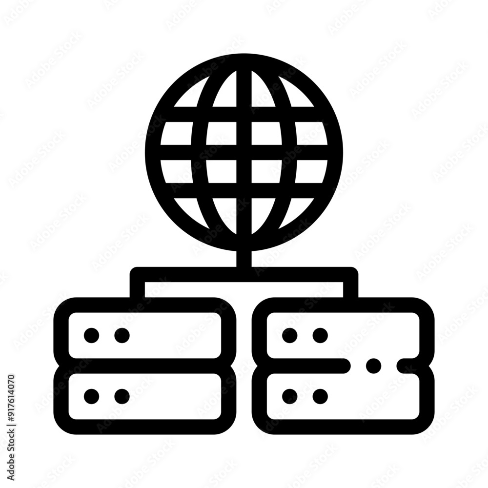 server line icon server line icon