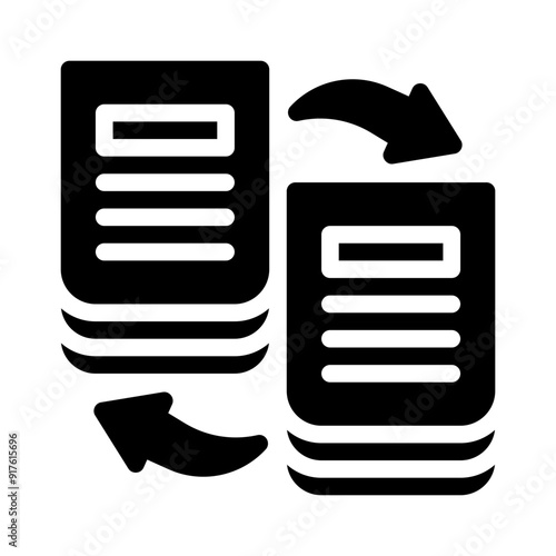 data glyph icon