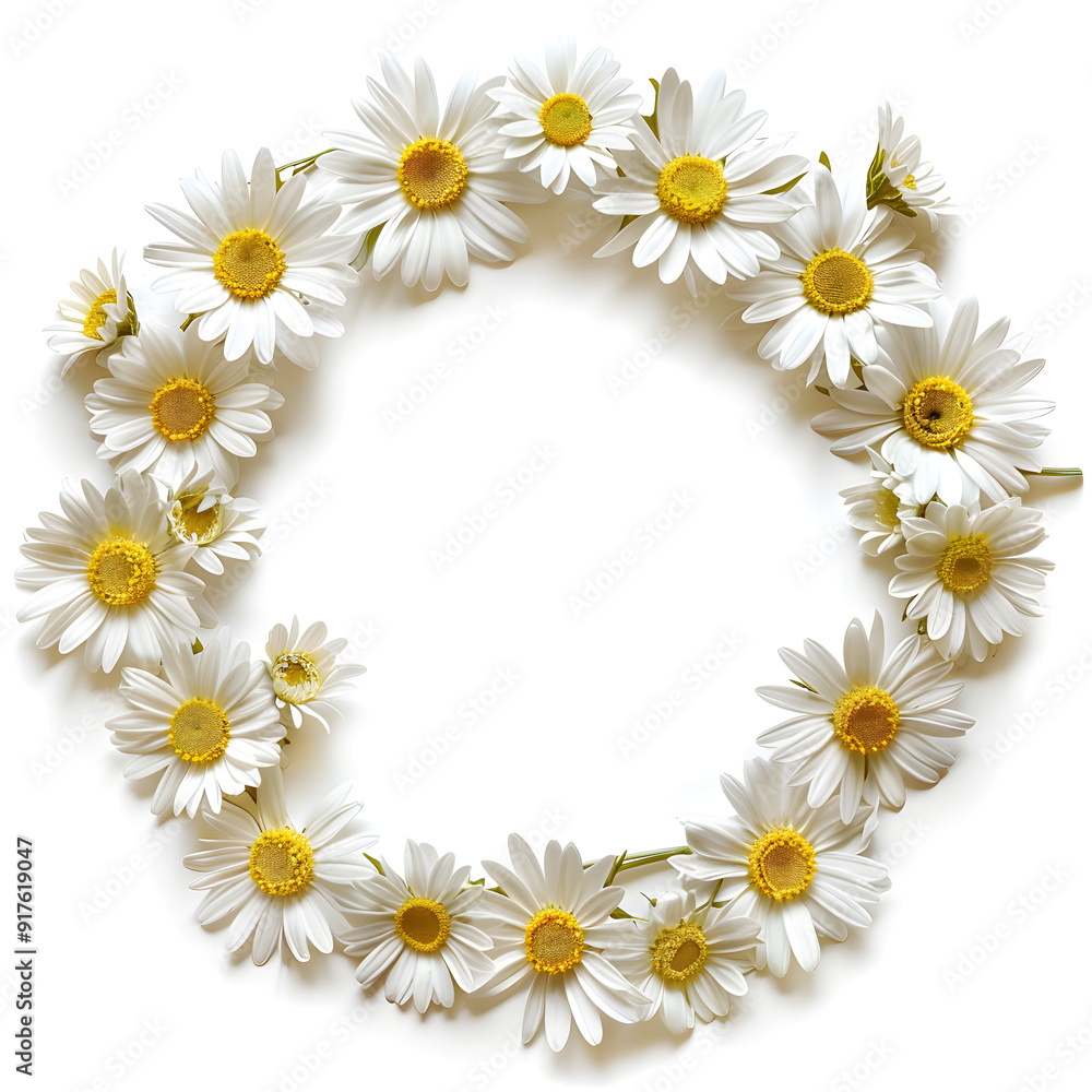 Daisy chain frame illustration Daisy chain frame illustration