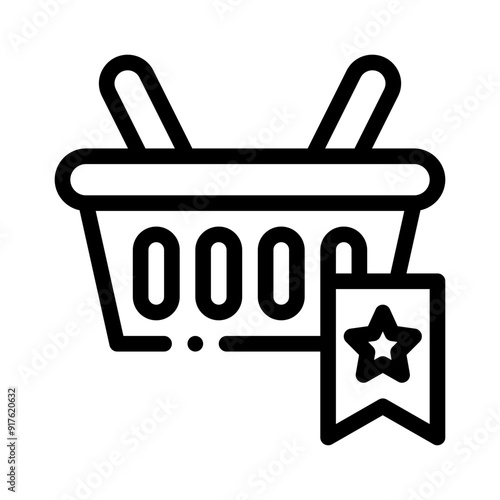 favorites line icon
