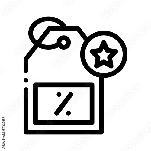 special offers line icon