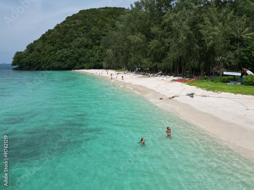 Drone footage in Phi Phi Islands in Thailand photo