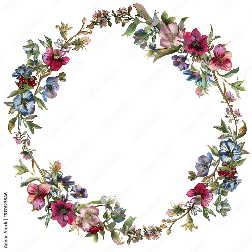 Floral wreath frame wreath frame illustration Floral wreath frame wreath frame illustration