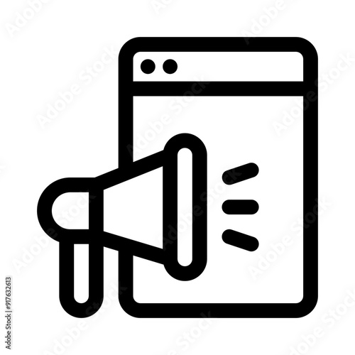 announcement line icon