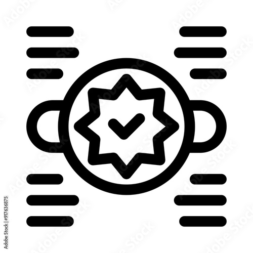 verified line icon