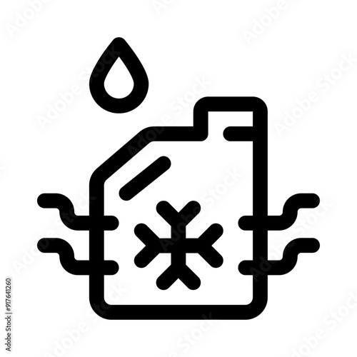 coolant line icon