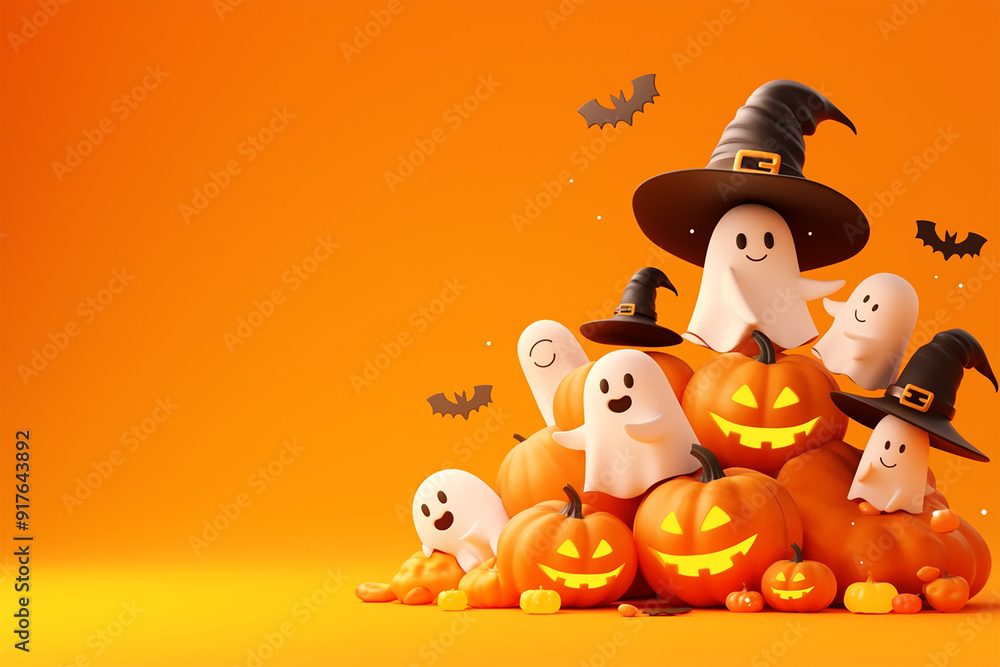 3d Halloween background, Halloween theme background, cute Halloween theme 3d Halloween background, Halloween theme background, cute Halloween theme