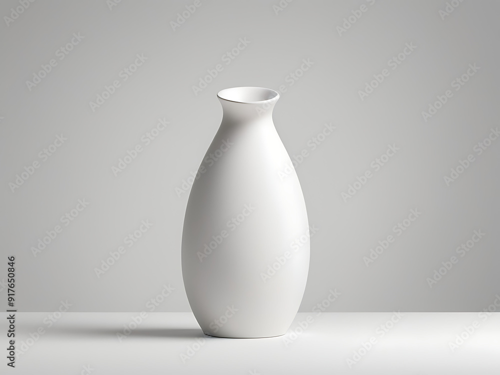 High-Resolution Mock-Up of a Simple White Ceramic Vase with a Smooth Finish and Elegant Shape on a Plain White Background, Featuring Generous Copy Space for Custom Designs or Branding High-Resolution Mock-Up of a Simple White Ceramic Vase with a Smooth Finish and Elegant Shape on a Plain White Background, Featuring Generous Copy Space for Custom Designs or Branding