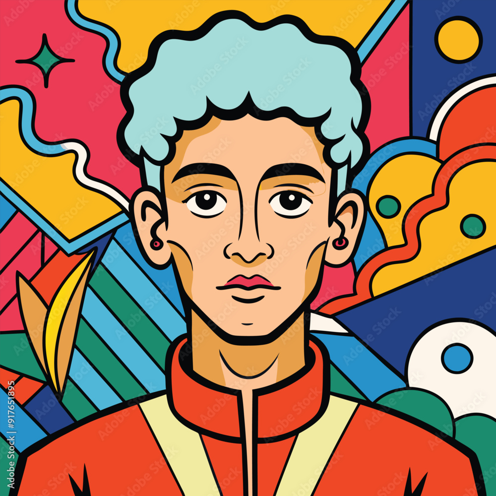 man with a star in a suit